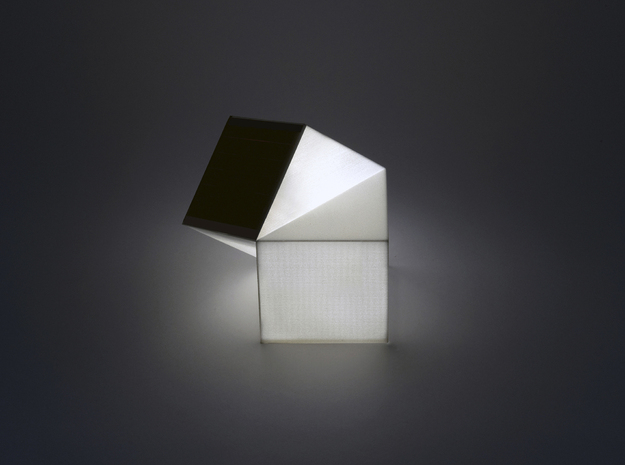 Latitude Light in White Natural Versatile Plastic