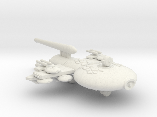 3125 Scale Gorn Carnosaurus-P+ Gunboat/PF Tender in White Natural Versatile Plastic