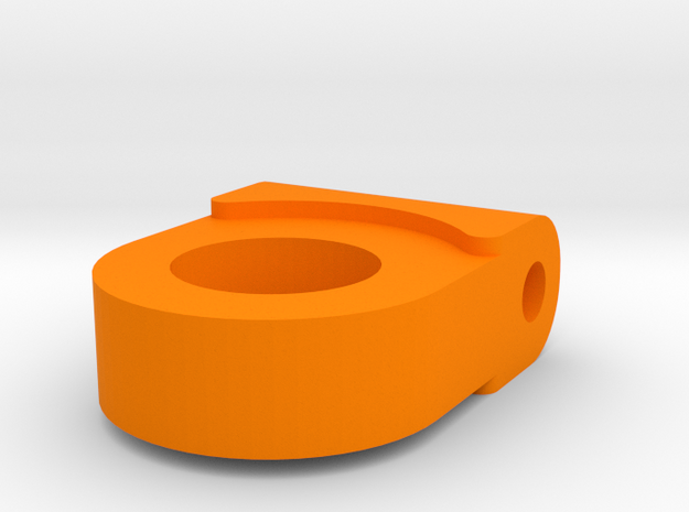 XL - Halterung Schottverschraubung in Orange Processed Versatile Plastic