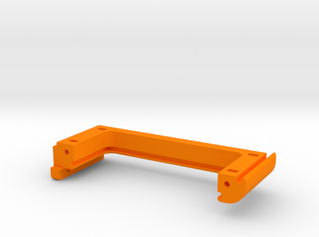 XL - Strebe Netzteil rechts in Orange Processed Versatile Plastic