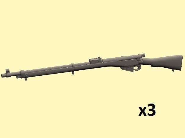 1/18 Lee Enfield Mk1 rifle in Tan Fine Detail Plastic