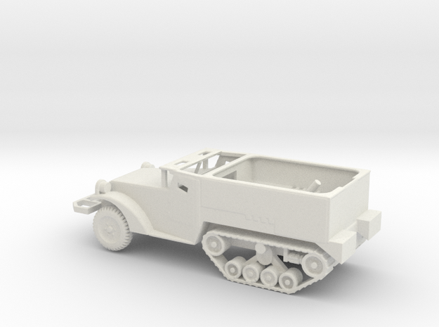 1/87 Scale M4A1 81mm Mortar Carrier in White Natural Versatile Plastic