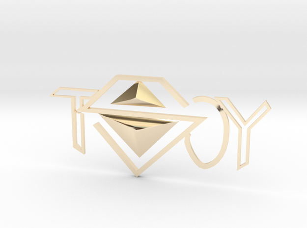 TSOY3 in 14k Gold Plated Brass