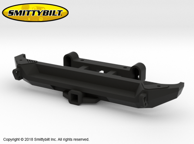 BR10004 Smittybilt Rear Gen 2 bumper in Black Natural Versatile Plastic
