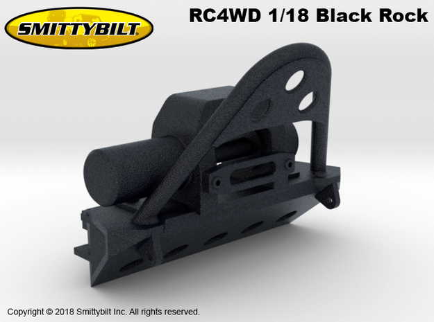 BR10010 Smittybilt Comp Bumper in Black Natural Versatile Plastic