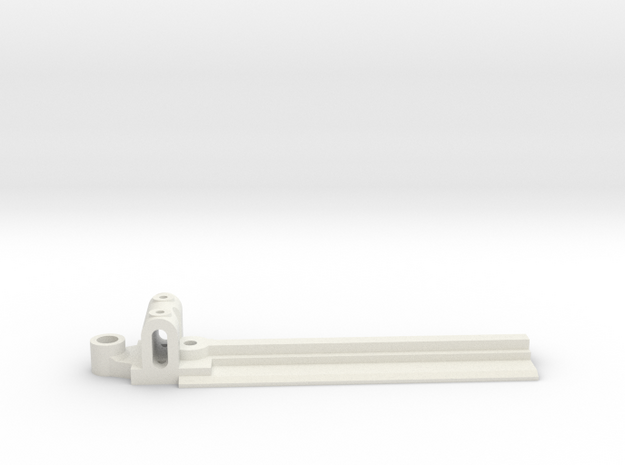 15mm Wide, 75mm long Front End, extended guide in White Natural Versatile Plastic