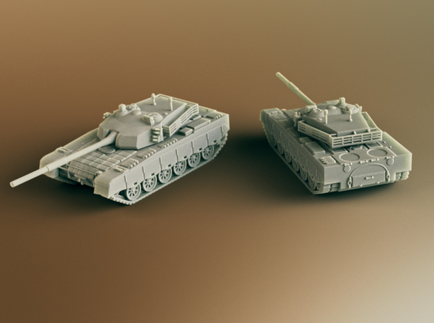 Type 90-II Chinese MBT Scale: 1:100 in Tan Fine Detail Plastic