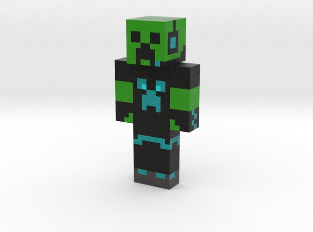AttackerCreeper1 | Minecraft toy in Natural Full Color Sandstone