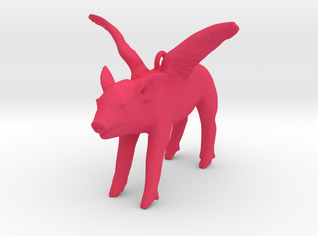 2013: Flying Pig in Pink Processed Versatile Plastic