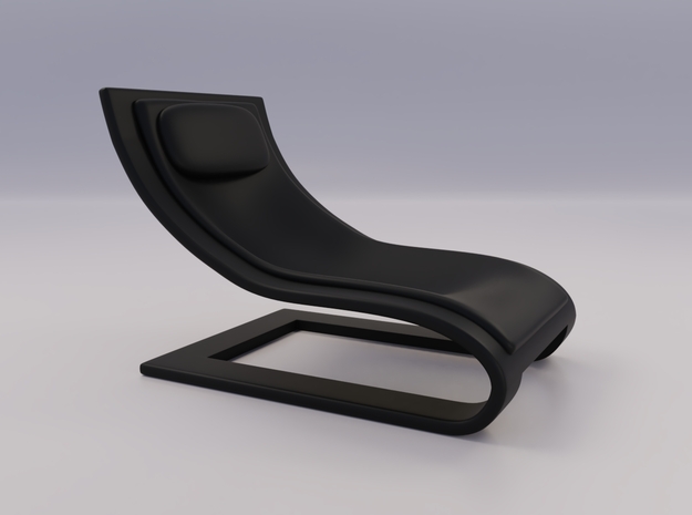Chair Baby Design 1 in Black Natural Versatile Plastic