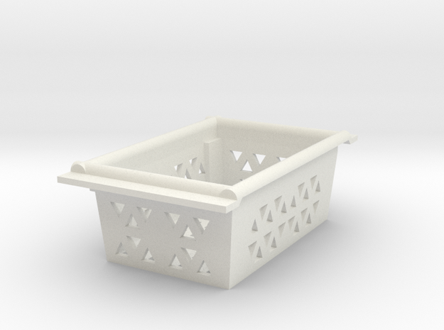 JaBird RC G6/Deadbolt Cargo Basket in White Natural Versatile Plastic