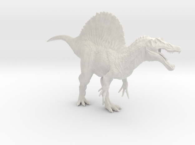 Spinosaurus 1/72 (Smaller Version) - DeCoster in White Natural Versatile Plastic