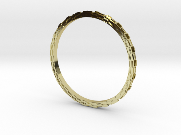 Hueco Mundo ring in 18k Gold Plated Brass