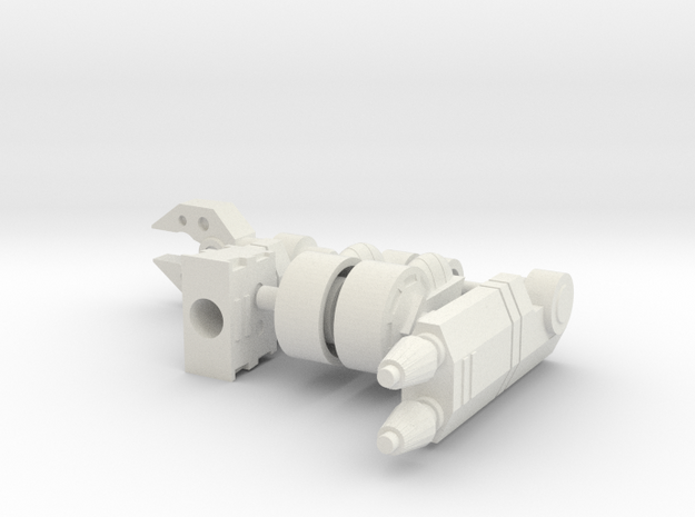 Hotshot Arms with Elbows in White Natural Versatile Plastic