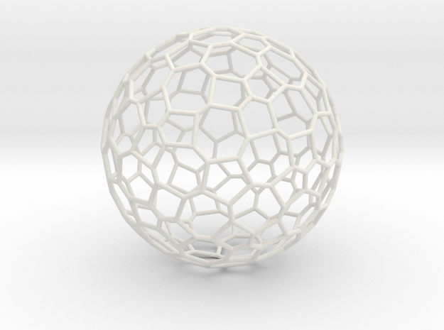 132hedron in White Natural Versatile Plastic