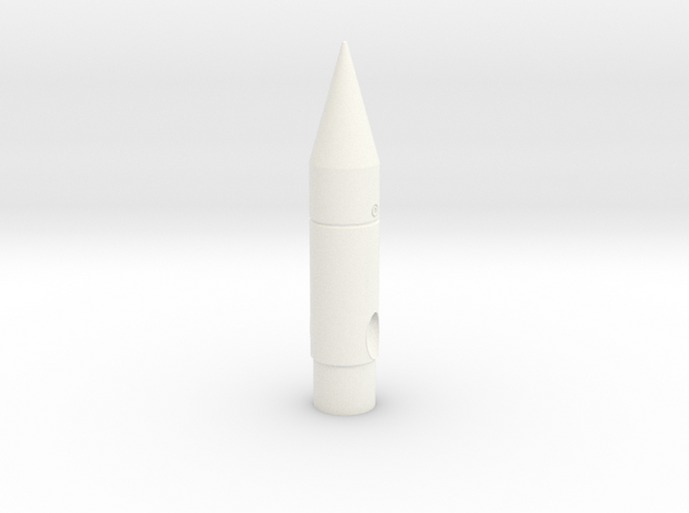 Little Joe 2 escape motor cone for Estes #7227 in White Processed Versatile Plastic