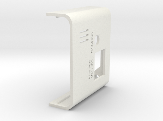 PocketGroundstation - Case Side Cover in White Natural Versatile Plastic