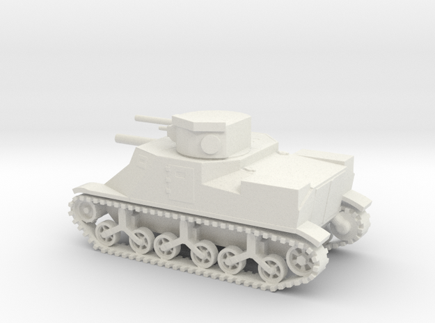 1/72 Scale M3 Medium Tank in White Natural Versatile Plastic