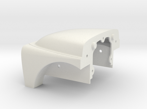EngineCover in White Natural Versatile Plastic