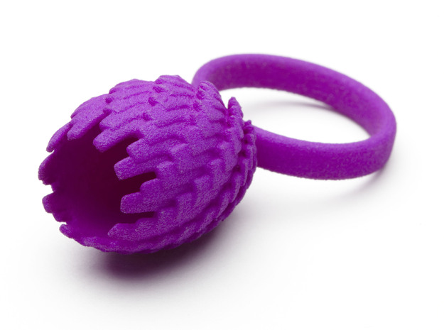 Ring Bluups TROPICAL MOOD in Purple Processed Versatile Plastic