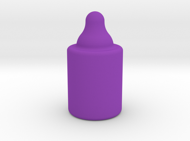 變色奶瓶 in Purple Processed Versatile Plastic