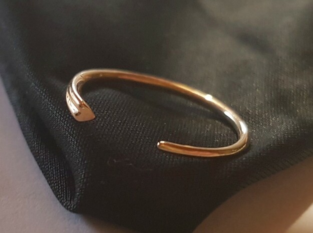 Mini Heart Ring in Polished Bronze: 6.5 / 52.75