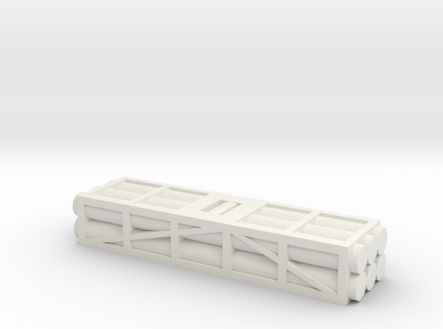 1 to 200 MLRS pod single pod in White Natural Versatile Plastic