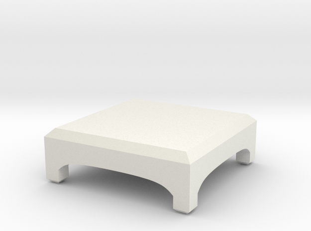 Little Desk in White Natural Versatile Plastic: Medium