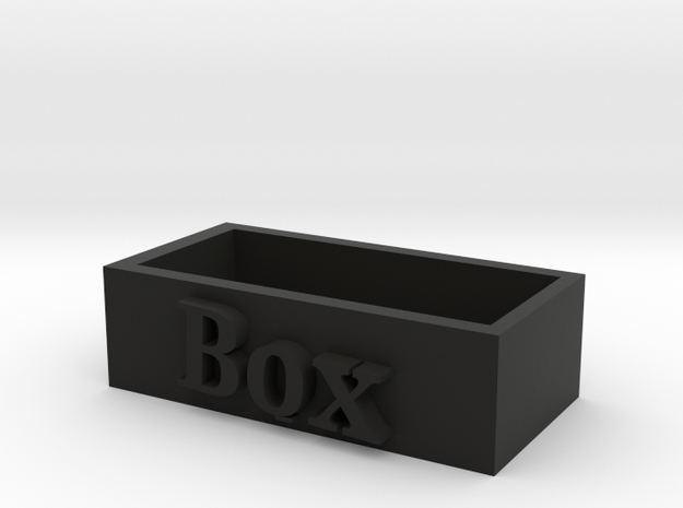 Special box in Black Natural Versatile Plastic