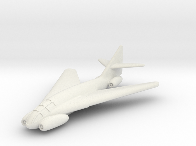 (1:285) Messerschmitt Me P.1101/101 (swept wings) in White Natural Versatile Plastic