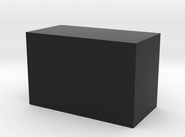 面紙盒 in Black Premium Versatile Plastic