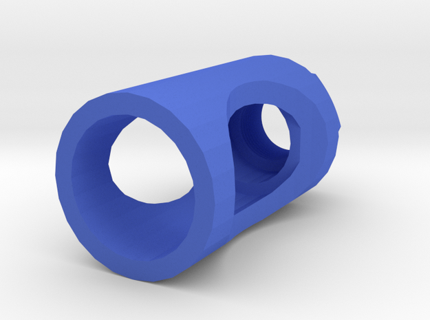 MP32PDW Flash Hider (14mm- Nylon Polymer) in Blue Processed Versatile Plastic
