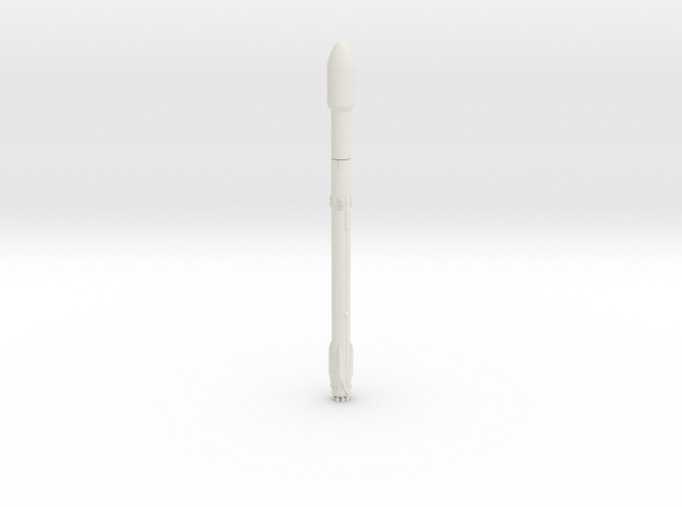 Falcon 9 InFlight in White Natural Versatile Plastic