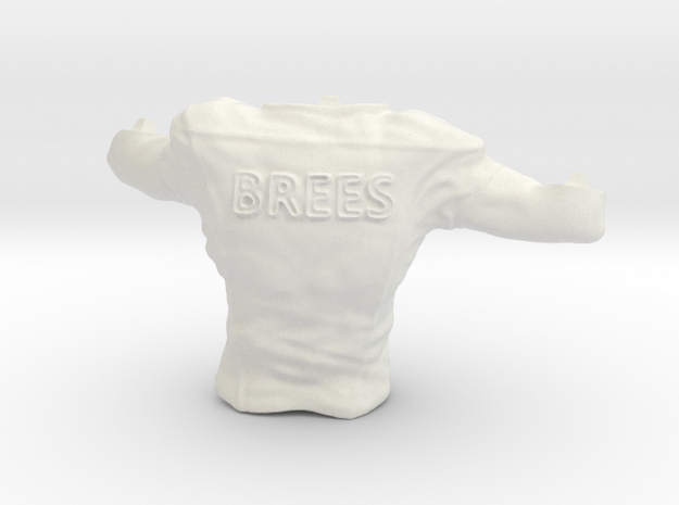Drew Brees_Torso in White Natural Versatile Plastic