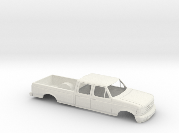 1/32 1994 Ford F Series Crew Cab Shell in White Natural Versatile Plastic