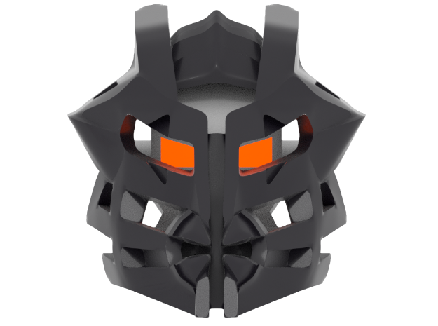 Great Mask of Undeath (Makuta) in White Natural Versatile Plastic