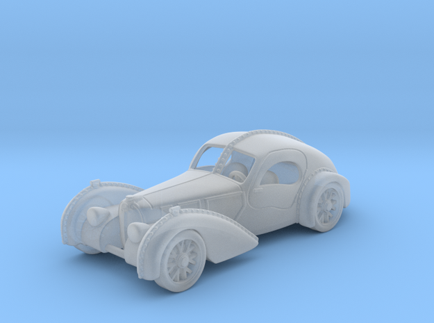 Bugatti Atlantic 1938  1:120 TT in Tan Fine Detail Plastic