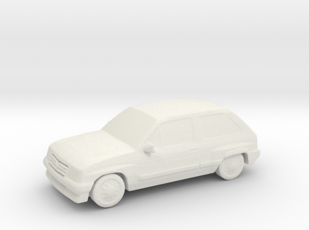 Vauxhall Nova in White Natural Versatile Plastic