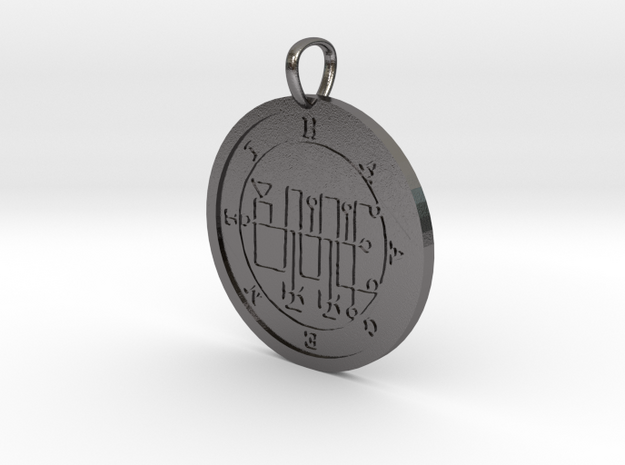 Haagenti Medallion in Polished Nickel Steel