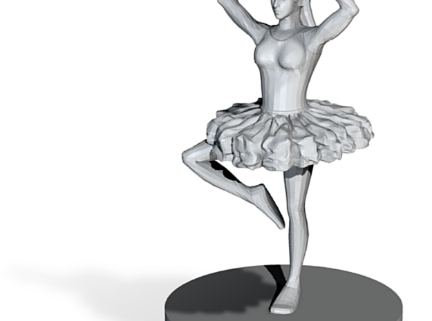 Female Ballerina in Tan Fine Detail Plastic