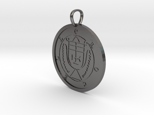 Crocell Medallion in Polished Nickel Steel