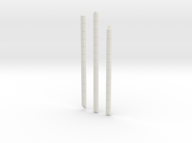 1:48 S-1C Systems Tunnel in White Natural Versatile Plastic