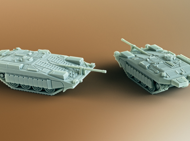 Stridsvagn 103 (Strv 103) S-Tank Scale: 1:100 in Tan Fine Detail Plastic