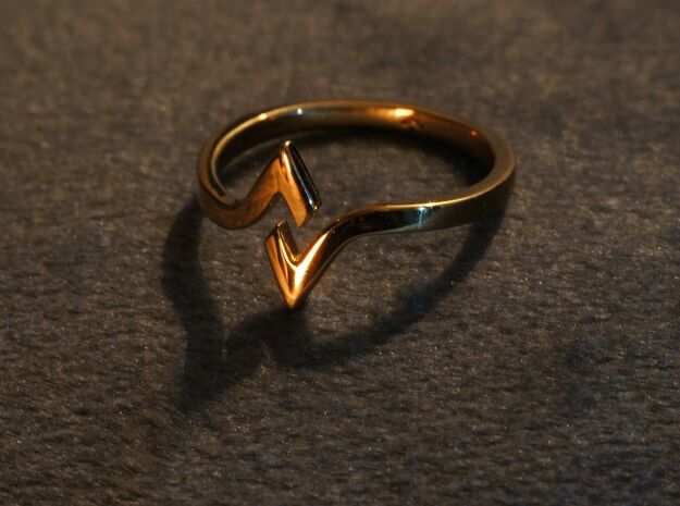 HERA Ring in 18k Gold Plated Brass: 6 / 51.5