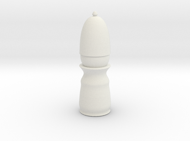 Bishop - Bullet Series in White Natural Versatile Plastic