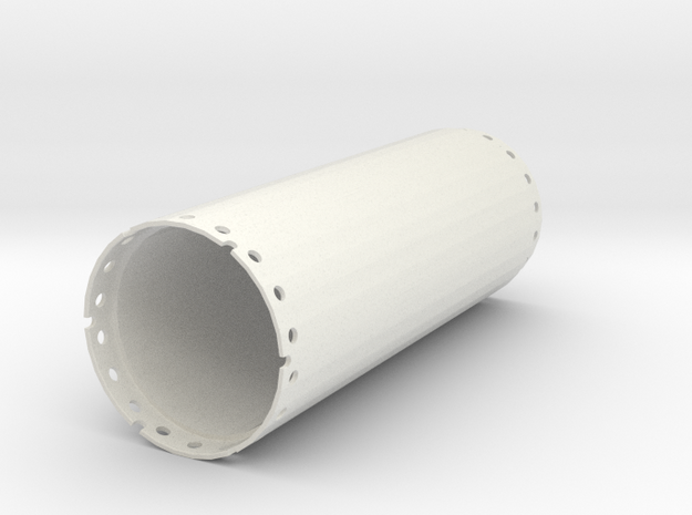 Casing joint 1500mm, length 4,00m in White Natural Versatile Plastic