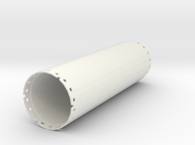Casing joint 1500mm, length 5,00m in White Natural Versatile Plastic