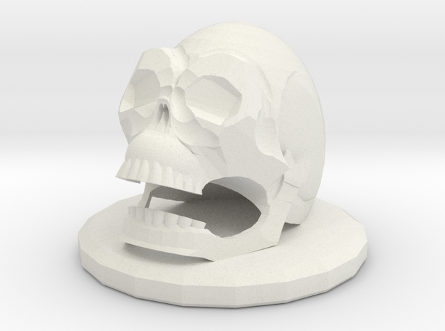Betrayal At House On The Hill Omen - Skull in White Natural Versatile Plastic