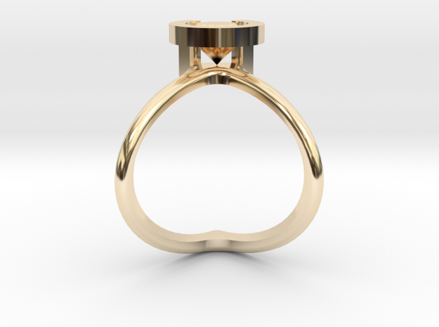 Cristopher's Engagement Ring in 14K Yellow Gold