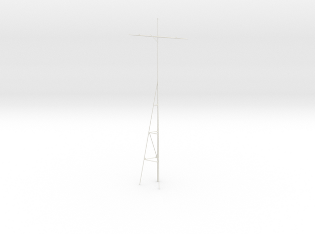 1/30 IJN Akagi Main Mast in White Natural Versatile Plastic